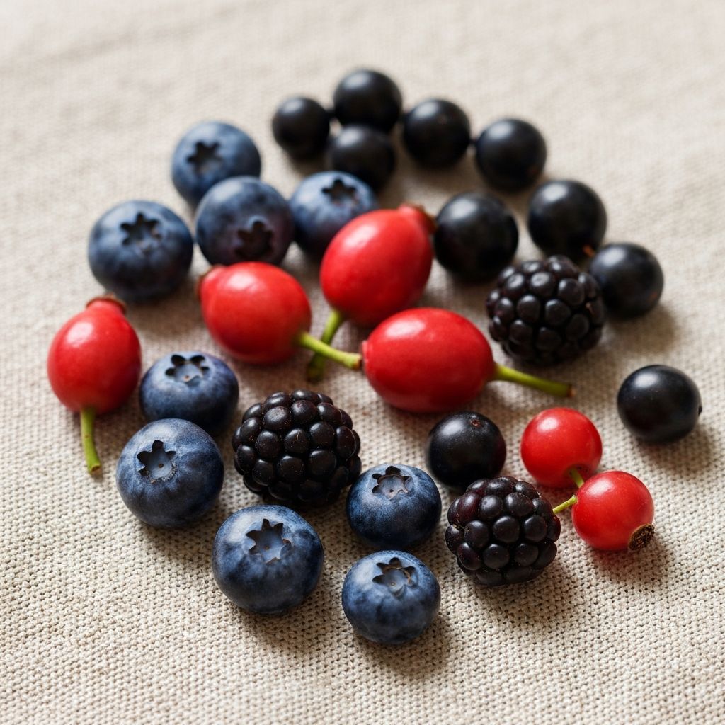 Polyphenol-rich berries and botanical sources